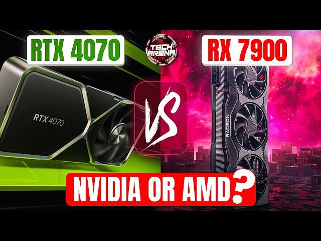 Best Gaming GPU for Performance & Price in 2024? | Nvidia RTX 4070 vs AMD Radeon RX 7900