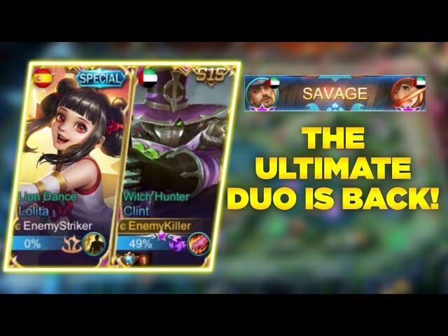 The Ultimate Duo Is Back! | Clint Savage Gameplay | MLBB