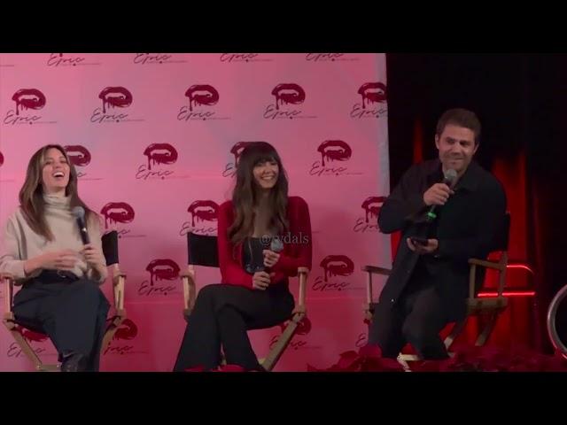 paul wesley explains stefussy to the cast | i was feeling festive tvd reunion convention nina dobrev