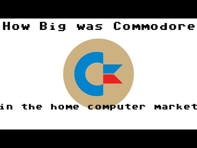 How big was Commodore in the Home 8 bit market