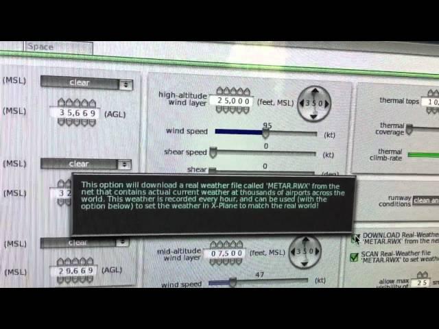 How To Set Up Real Weather In Xplane