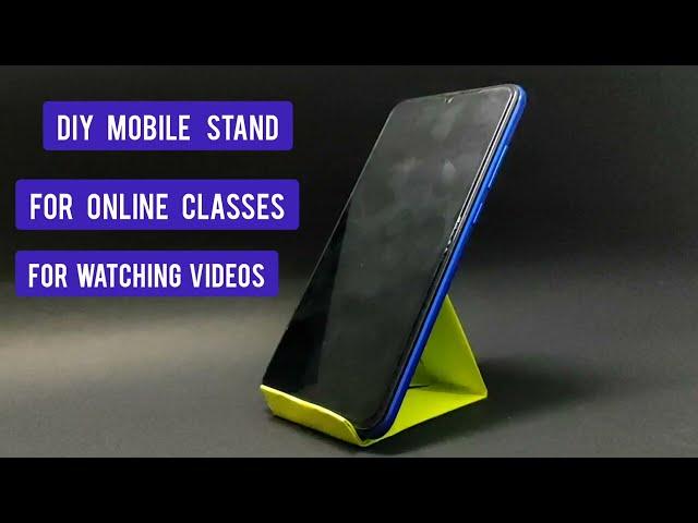 DIY Origami Simple Paper Mobile Stand | Tutor SD