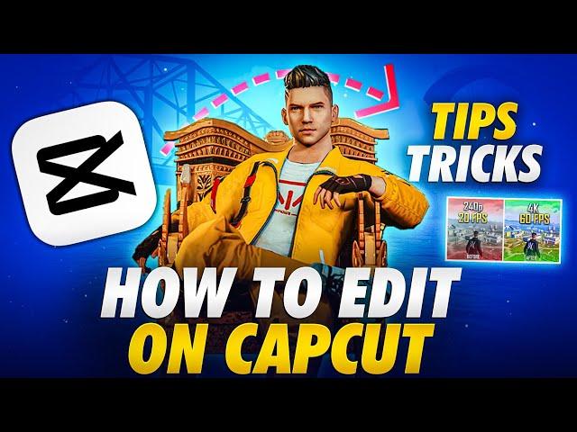 HOW TO EDIT ON CAPCUT | PUBG MOBILE VIDEOS | TIPS TRICKS