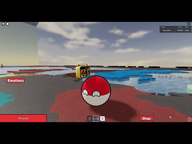 Roblox Countryball World: I played Polish cow song as Polandball and danced with countries (Cringe)