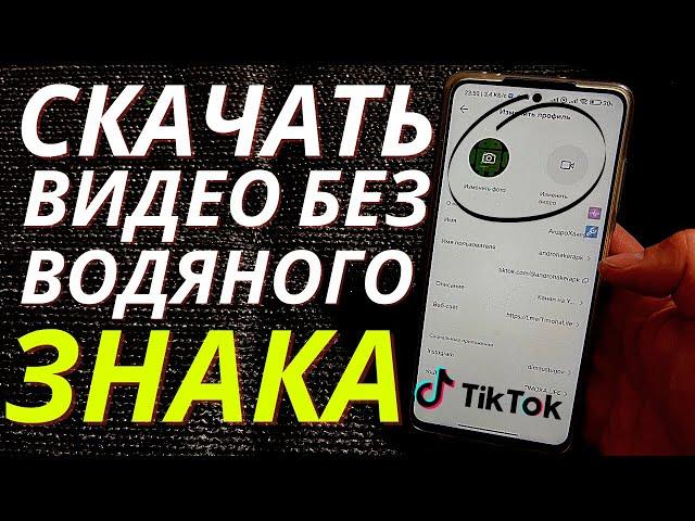 Как скачать видео из Тик Тока без водяного знака?