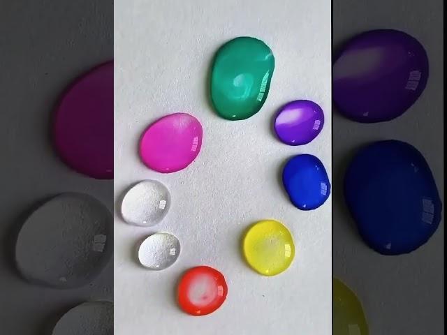 Colour mixing  water drop  #shorts #satisfying #colormixing #asmr #art #tiktok