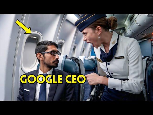 Flight Attendant Humiliates Sundar Pichai in First Class