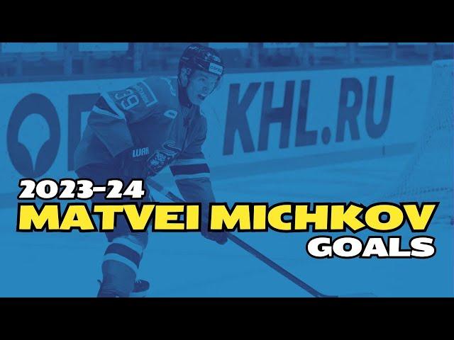 2023-24 Matvei Michkov KHL goals/assists compilation