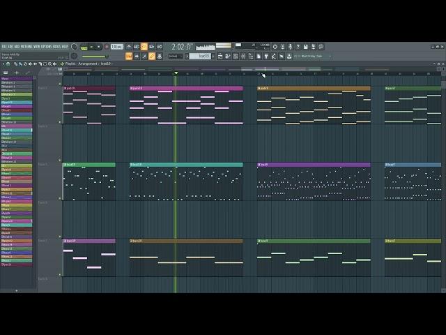 Fl Studio - Trance Emotional MIDI (Bass, Lead, Pad)