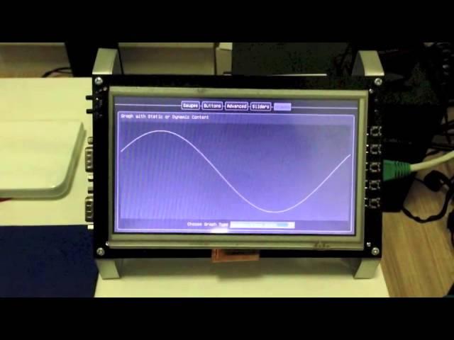 DEAWARE BBB 7inch LCD and Qt Embedded widget demo