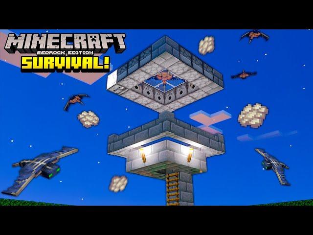 A FARM de MEMBRANA de PHANTOM! Minecraft Bedrock Survival (#24)