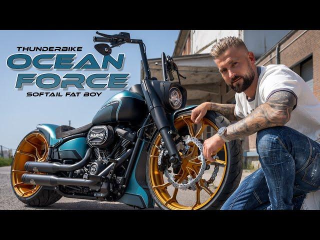 Thunderbike Ocean Force - customized Harley-Davidson Fat Boy