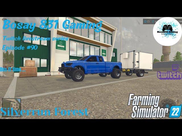 Farming Simulator 22 | SILVERRUN FOREST | Episode 90 | Twitch live | XSX