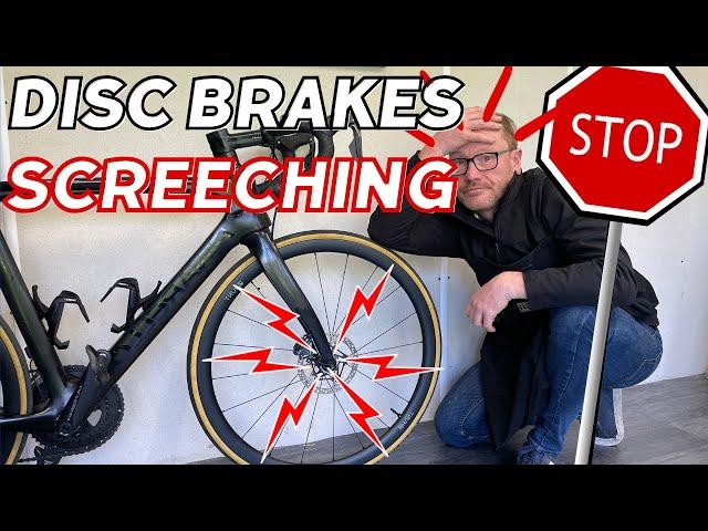 Stop Noisy Disc Brake Squeal And Clean Contaminated Brakes - Road Bike Maintenance