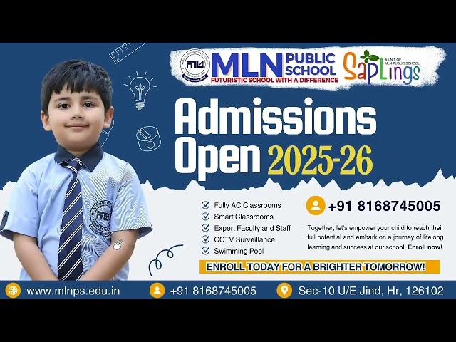 MLN Public School Jind #bestschool #MLNschool #jindschool #MLN #school #education #kidwing #kidsplay