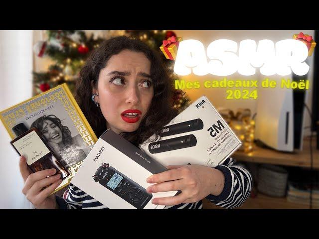  ASMR FRANÇAIS : MES CADEAUX DE NOËL 2024 !! 