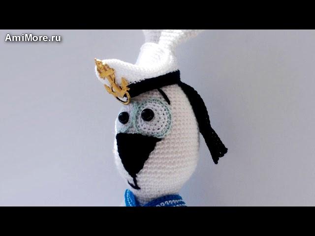 Амигуруми: схема Белый кролик. Игрушки вязаные крючком - Free crochet patterns.