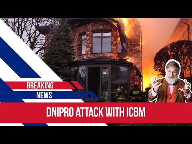 Russia obliterates buildings in DNIPRO with intercontinental ballistic missile