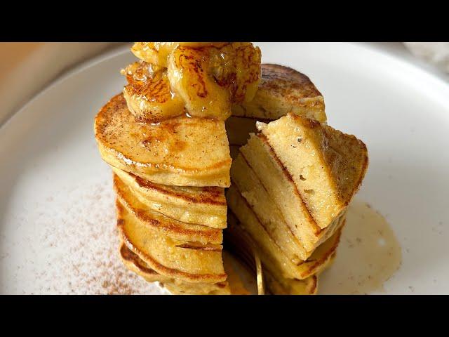 4 Ingredient Healthy Banana Pancakes 