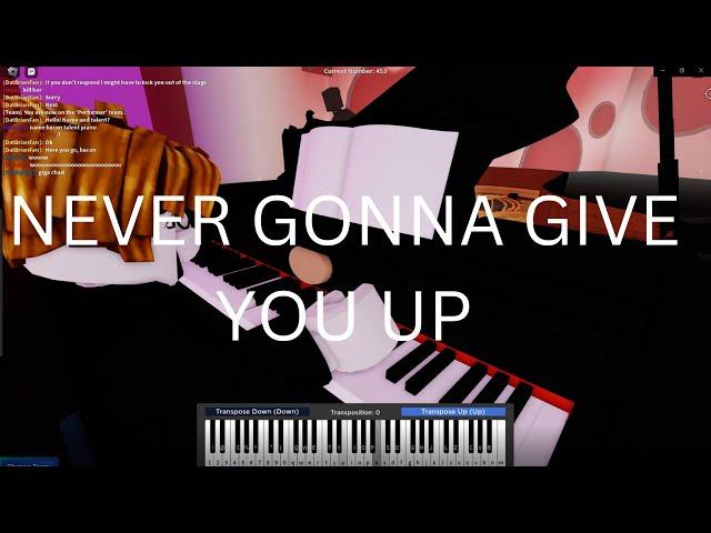 Never Gonna Give You Up (Roblox got talent)