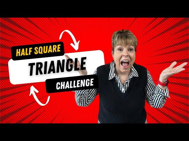 Half Square Triangle Quilt Block Challenge -Check It Out!