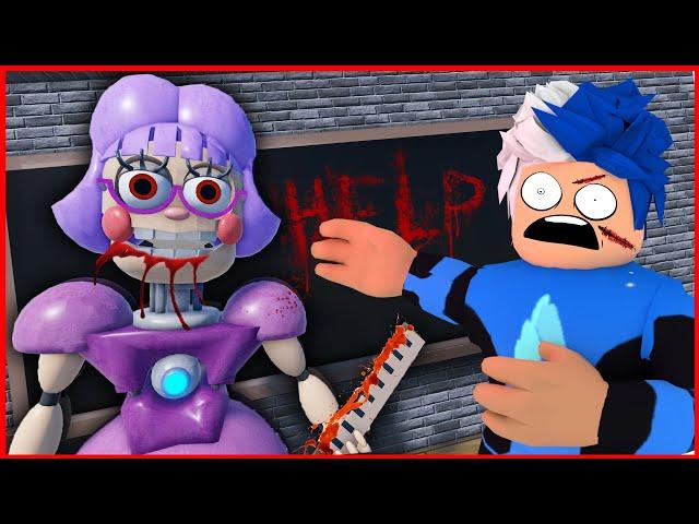  KORKUNÇ ROBOT ÖĞRETMEN PEŞİMİZDE | ROBLOX ESCAPE MISS ANI -TRON's DETENTION | HAN KANAL KÜBRA NİSA