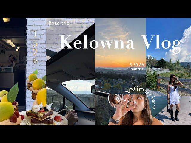 Vlog: 36 hours in Kelowna || road trip, wineries, sunrise,  waterfall hike