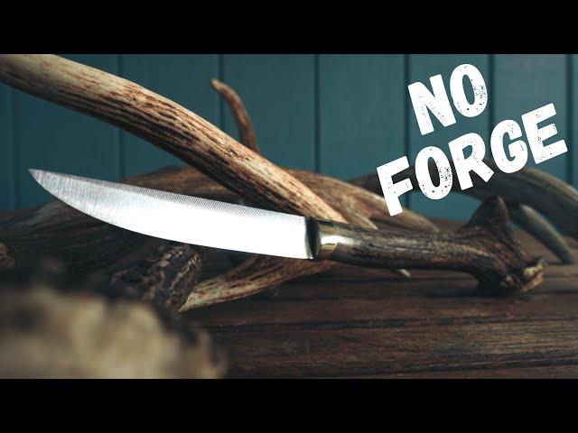 Making Simple Knife From an Old File | NO FORGE