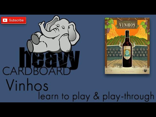 Vinhos Deluxe 4p Play-through, Teaching, & Roundtable discussion by Heavy Cardboard