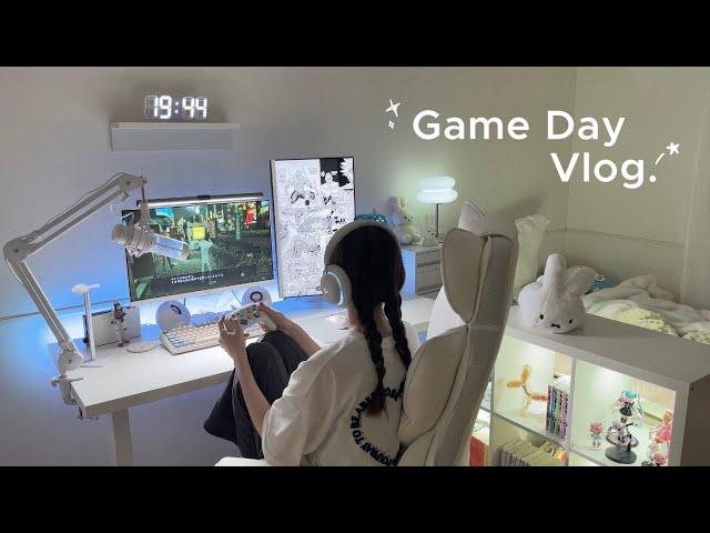 Gaming vlog | staying up all night after work playing Ryu ga Gotoku (Yakuza Kiwami), cooking