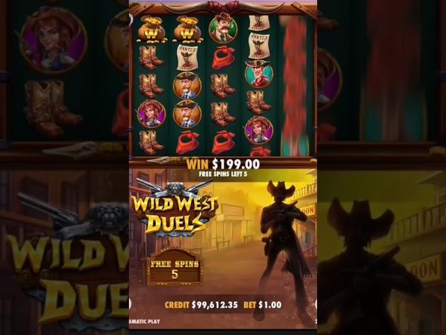 NEW WILD WEST DUELS (Duel Free Spins) #shorts