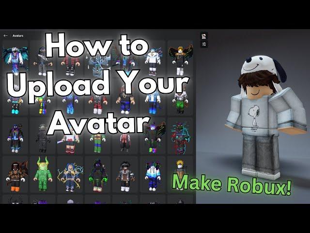 How to UPLOAD your Avatar to The Marketplace | Roblox Styles Update