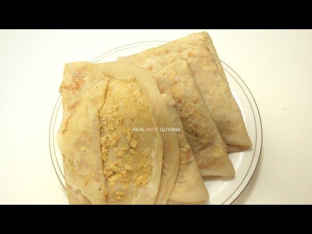 Dhal Puri, step by step Recipe Video II Real Nice Guyana.