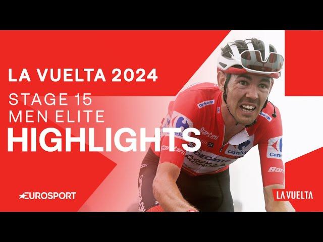 SUMMIT FINISH CLASH! ‍ | La Vuelta a España Stage 15 Highlights | Eurosport Cycling