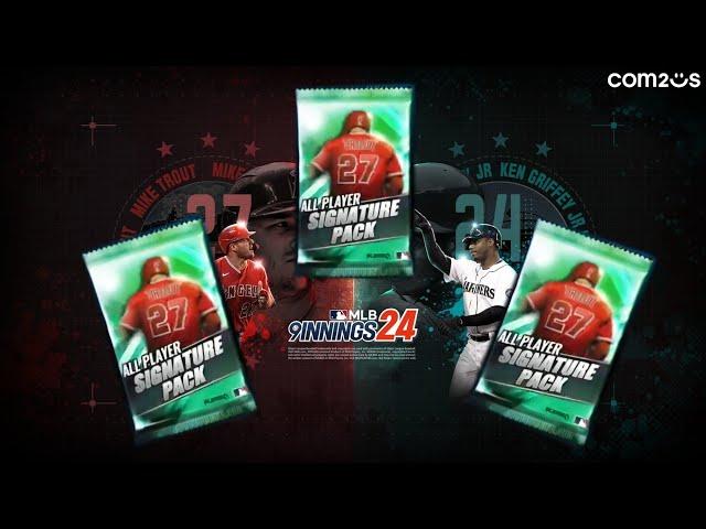Epic MLB 9 Innings Signature Player Pack Openings!