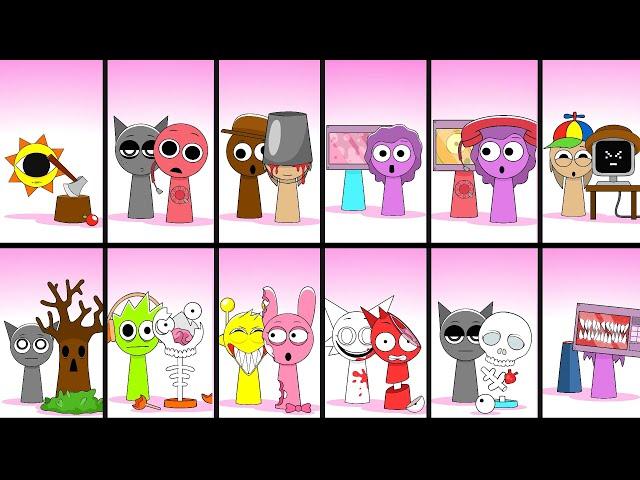 Sprunki OC ALL Phases | Compilation Incredibox #phase #sprunkiincredibox