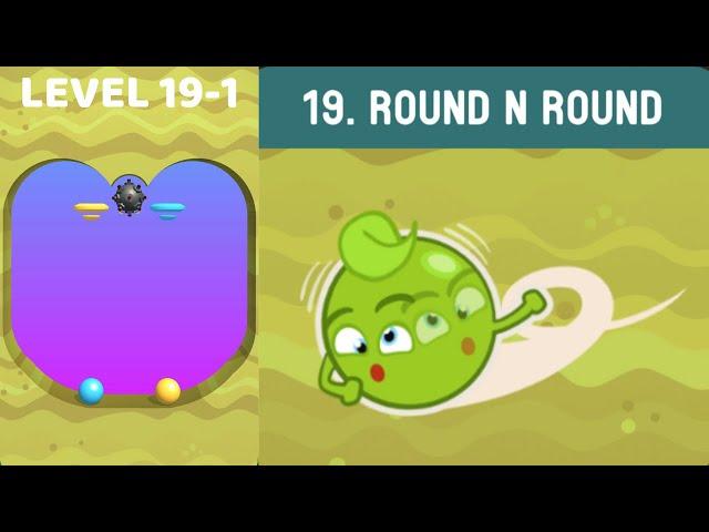 Dig it! Chapter 19 Round N Round  -  Level 19-1 - Solution