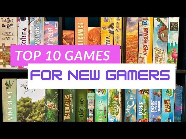 10 Board Games for New Gamers