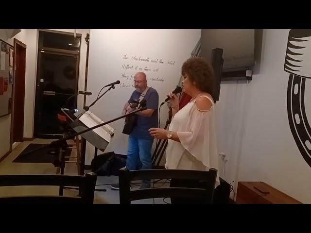 Tonya Rosser and Paul Burgess singing Stop Draggin' My Heart Around