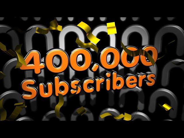 NOOBLETS 400,000 Subscriber THANK YOU! x