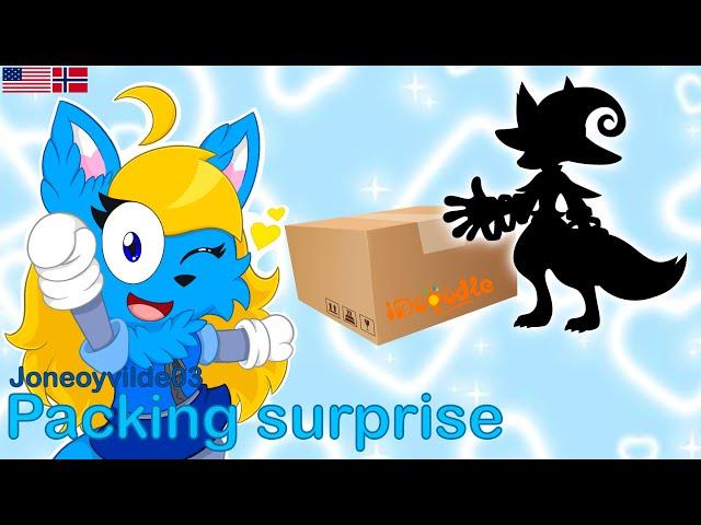 Joneoyvilde03 Packing Surprise Ep1 Box fox is plushie stuffed animal from Balan Wonderworld