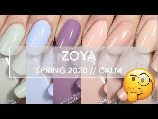 Zoya Spring 2020 // Calm Collection // Comparisons