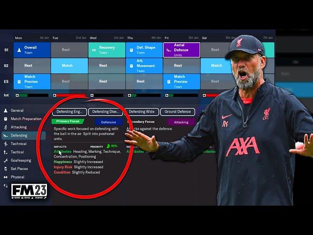 The Ultimate Football Manager 2023 Training Guide