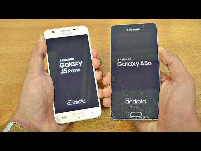 Samsung Galaxy J5 Prime vs A5 (2016) - Speed Test! (4K)