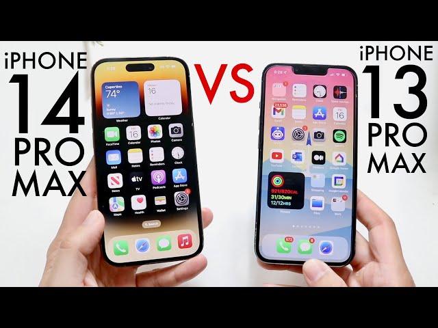 iPhone 14 Pro Max Vs iPhone 13 Pro Max! (Comparison) (Review)