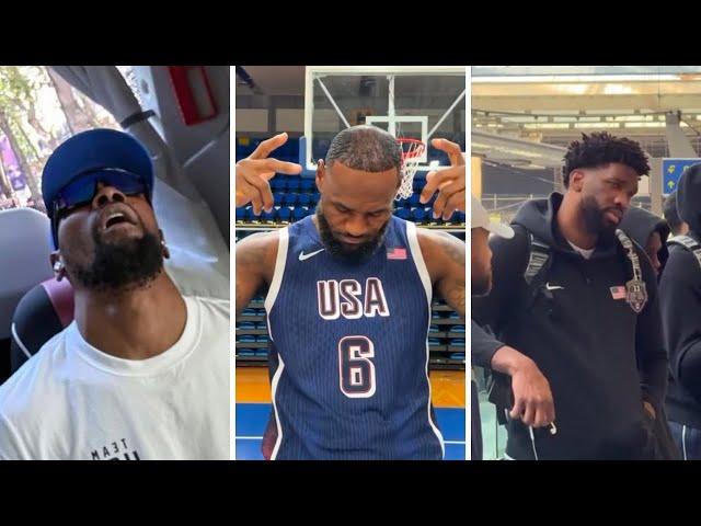 LeAvengers in Paris FUNNY VOICEOVER  (Team USA Basketball)