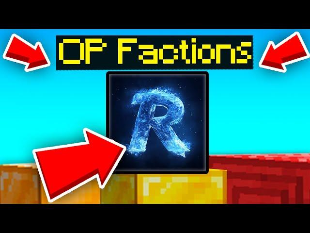 MY NEW Minecraft OP FACTIONS Server! (BEDROCK/JAVA SERVER)