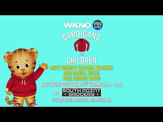 WKNO's Cardigans for Children Event October 15th