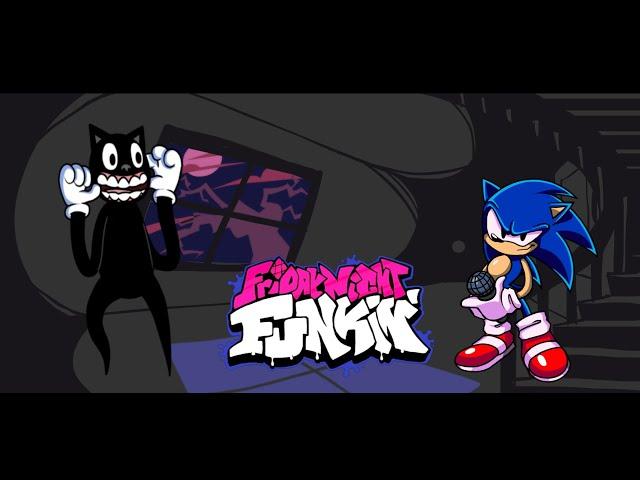 Sonic Vs Cartoon Cat Friday Night Funkin