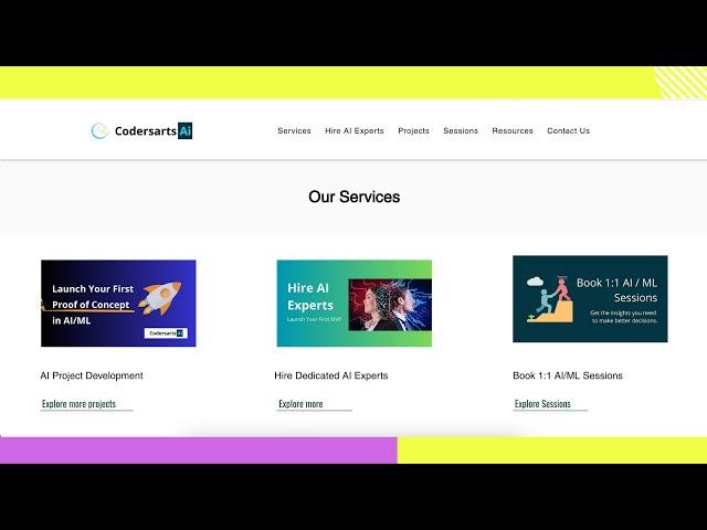 Codersarts AI: AI Services For All